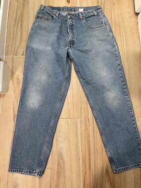 Levi’s 545 Jeans Men’s Relaxed Fit Straight Leg Blue washed Denim Y2K